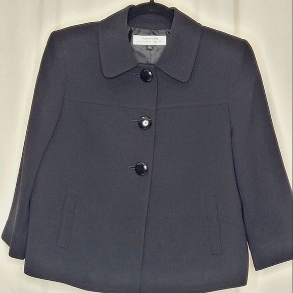 Tahari Arthur S. Levine Vintage Inspired Womens 2 Piece Career Skirt Suit - Sz 8 - Picture 5 of 14